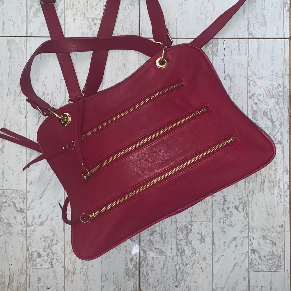 Sorial Wine Red Shoulder bag